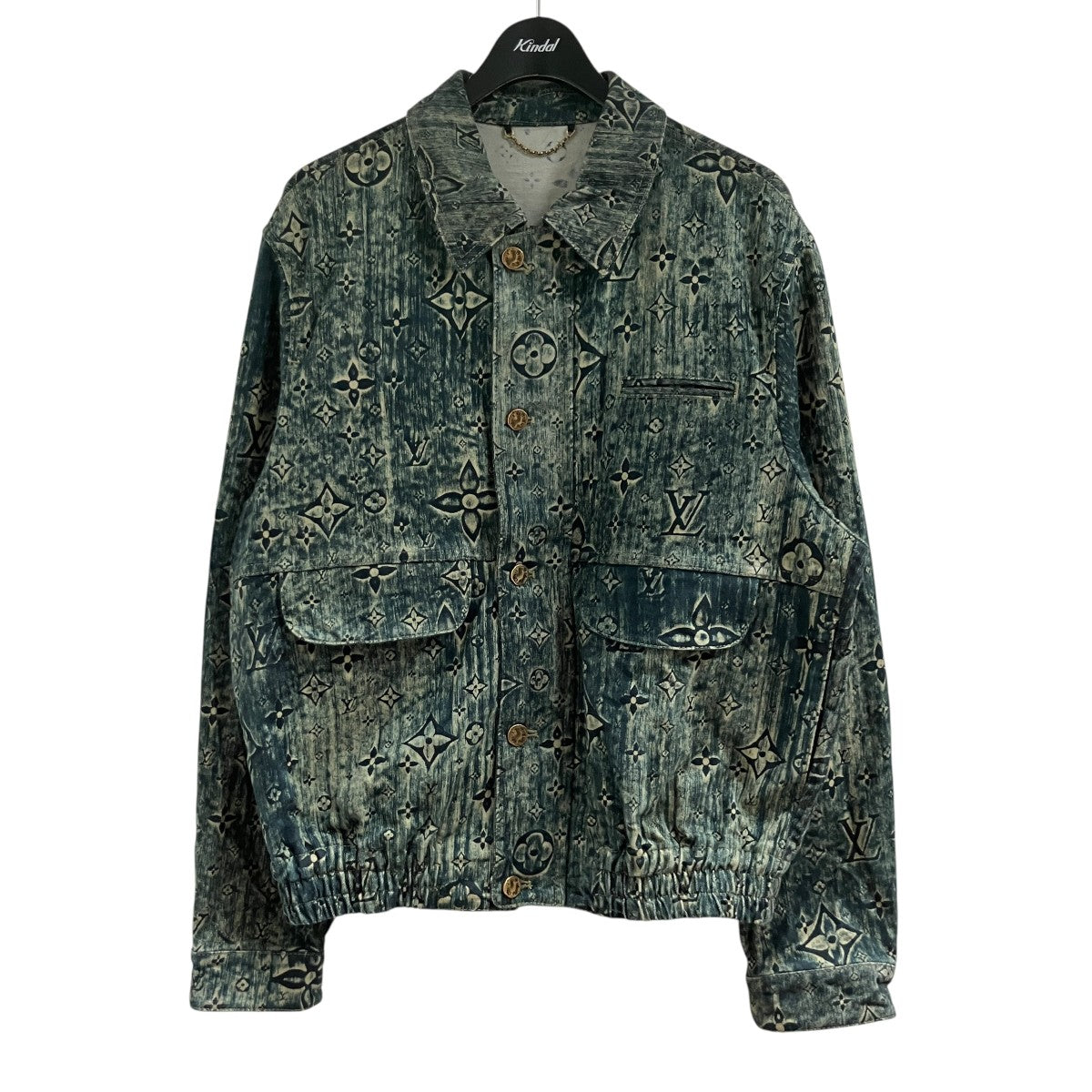 LOUIS VUITTON モノグラムテーラードデニムジャケット 古着・中古-1枚目のアイテム画像