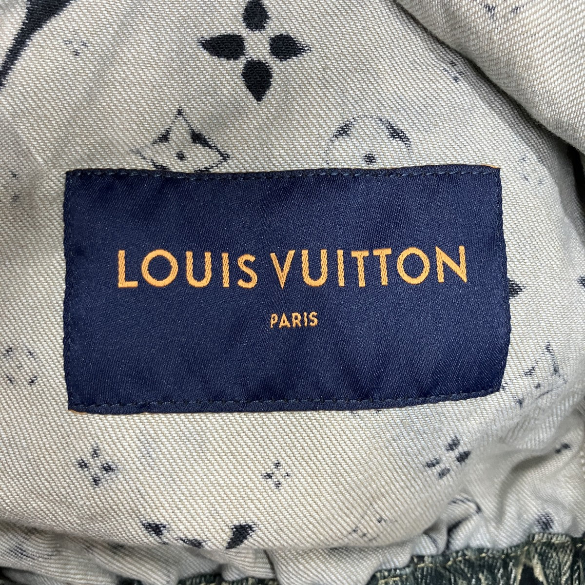 LOUIS VUITTON モノグラムテーラードデニムジャケット 古着・中古-8枚目のアイテム画像