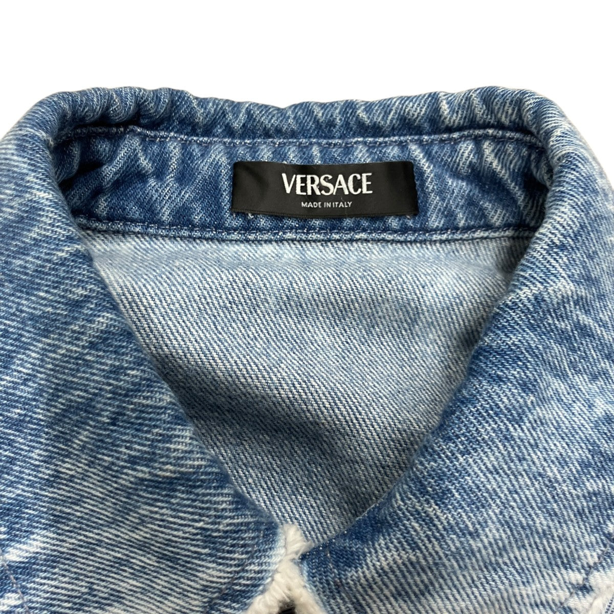 VERSACE メデューサボタン デニムシャツ ジャケット 古着・中古-5枚目のアイテム画像