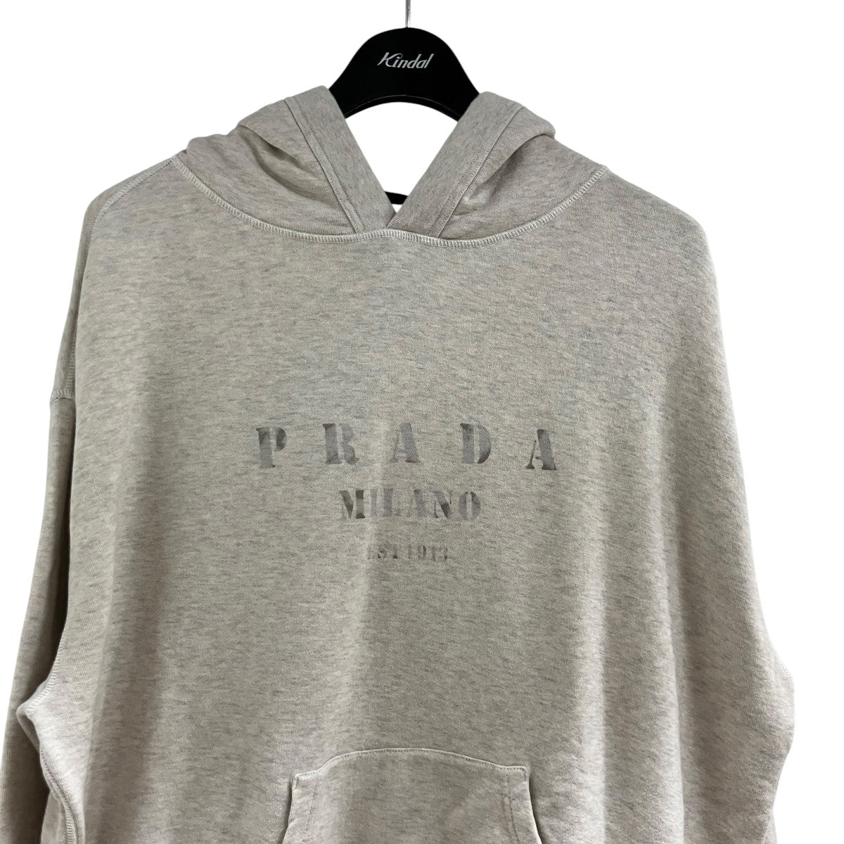 PRADA ロゴプルオーバーパーカー フーディ 古着・中古-2枚目のアイテム画像