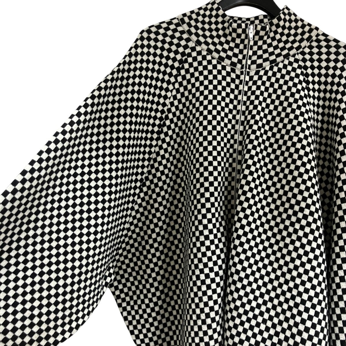 RAF SIMONS ARCHIVE REDUX チェッカーデザインジップカーディガン 古着・中古-5枚目のアイテム画像