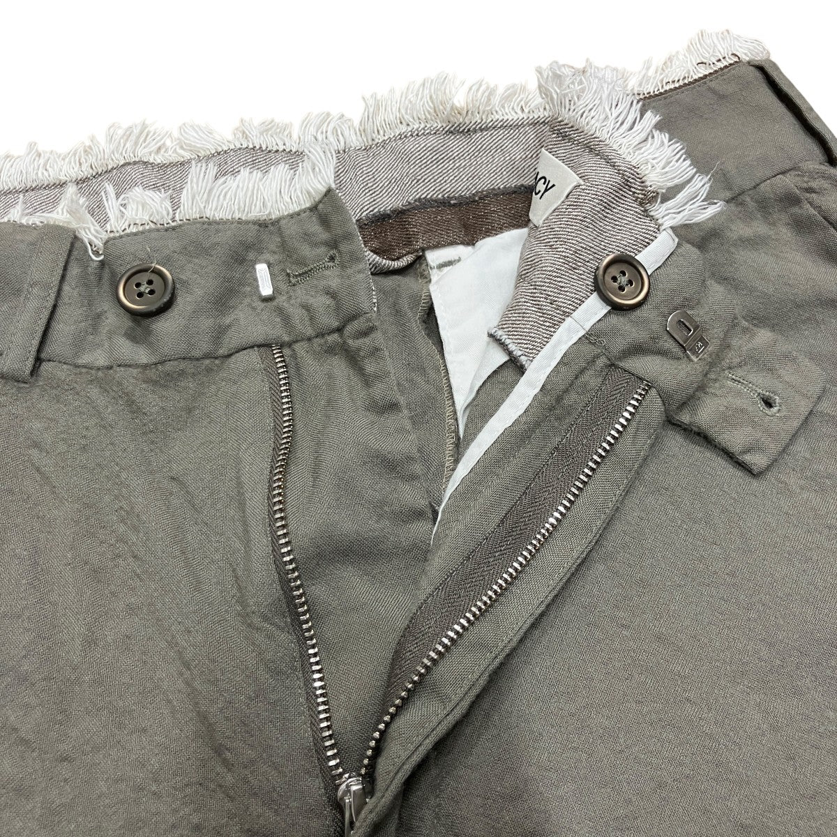 OUR LEGACY フリンジヴァージンウールパンツ 古着・中古-5枚目のアイテム画像