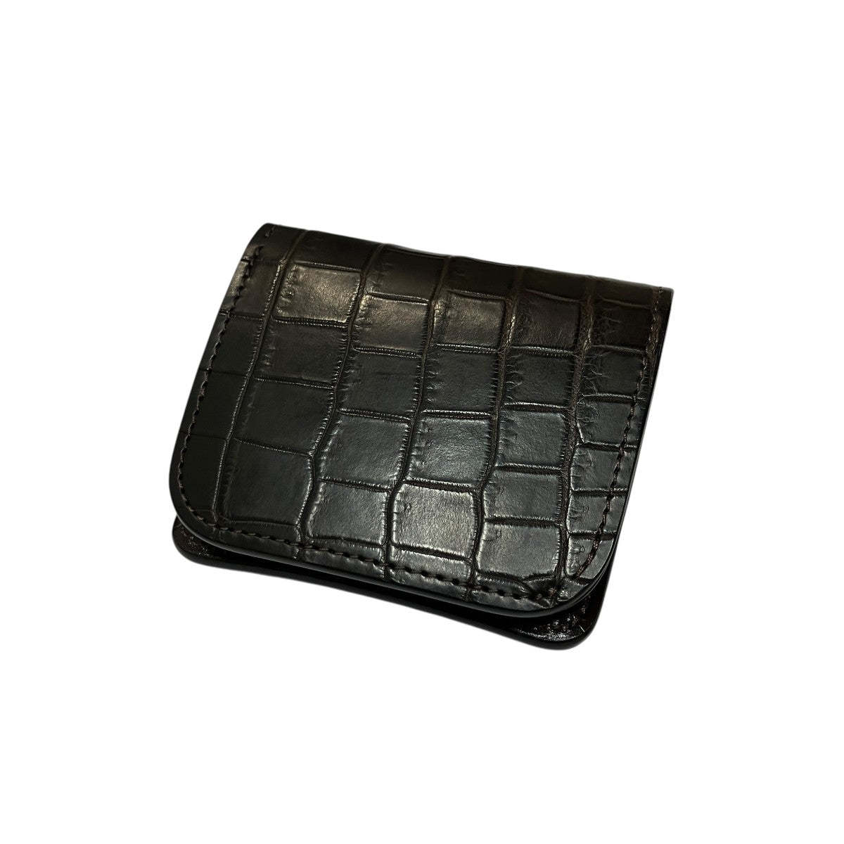 WILDSWANS クロコレザーミニ財布 古着・中古-1枚目のアイテム画像