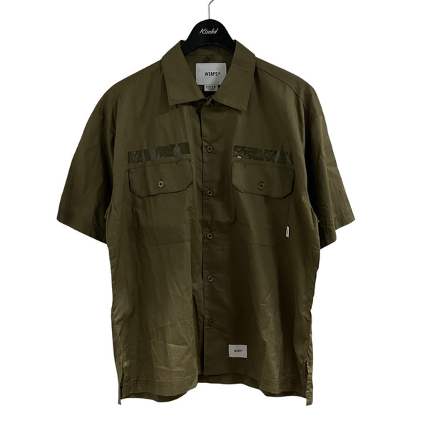 WTAPS(ダブルタップス) ショートスリーブシャツ 231BRDT-SHM03 カーキ