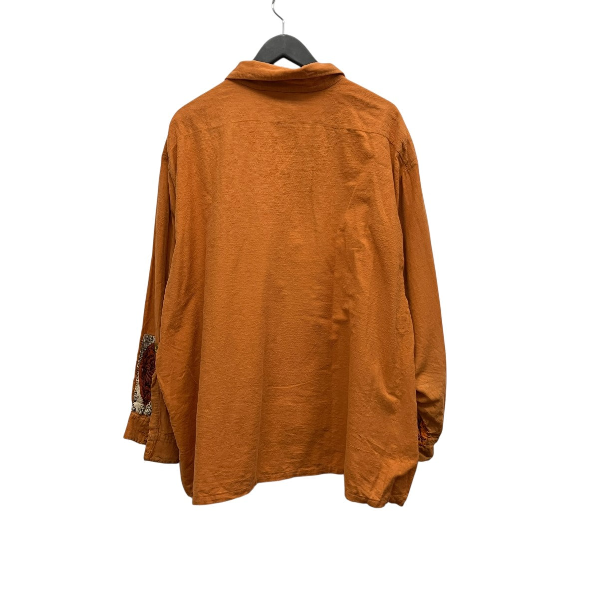 SQUIRE BY ELBECO 70sパッチワークデザインオープンカラーシャツ 古着・中古-2枚目のアイテム画像
