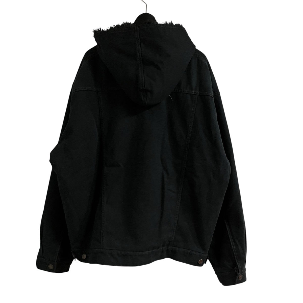 BALENCIAGA ファーライナー フーデッドデニムジャケット 古着・中古-3枚目のアイテム画像