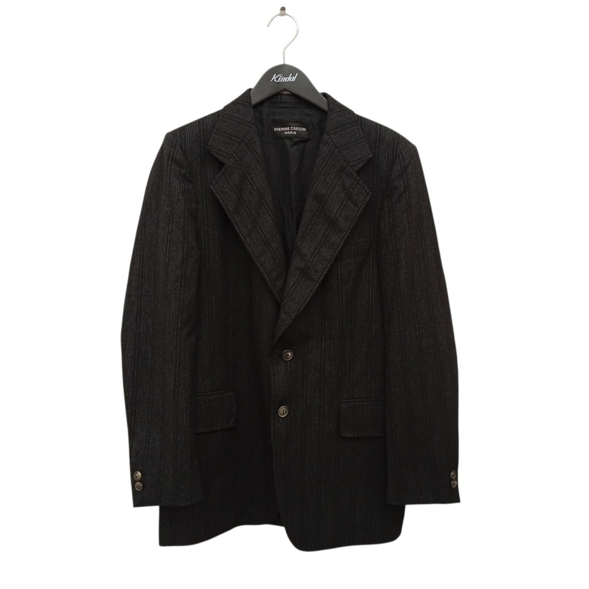 pierre cardin ストライプテーラードジャケット 古着・中古-1枚目のアイテム画像