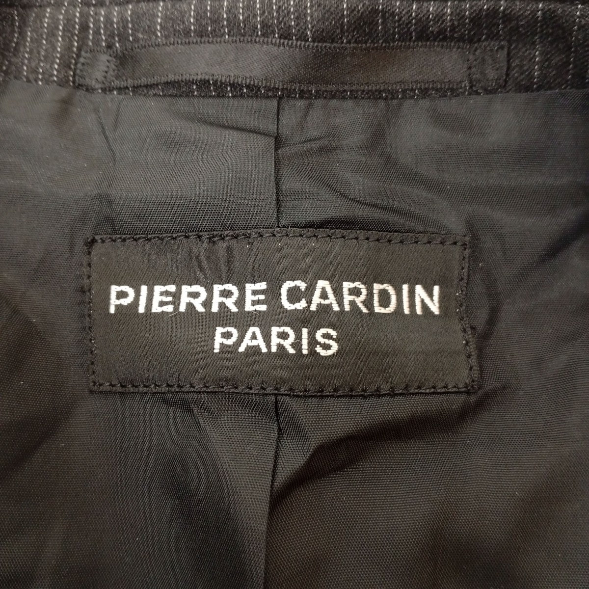 pierre cardin ストライプテーラードジャケット 古着・中古-3枚目のアイテム画像