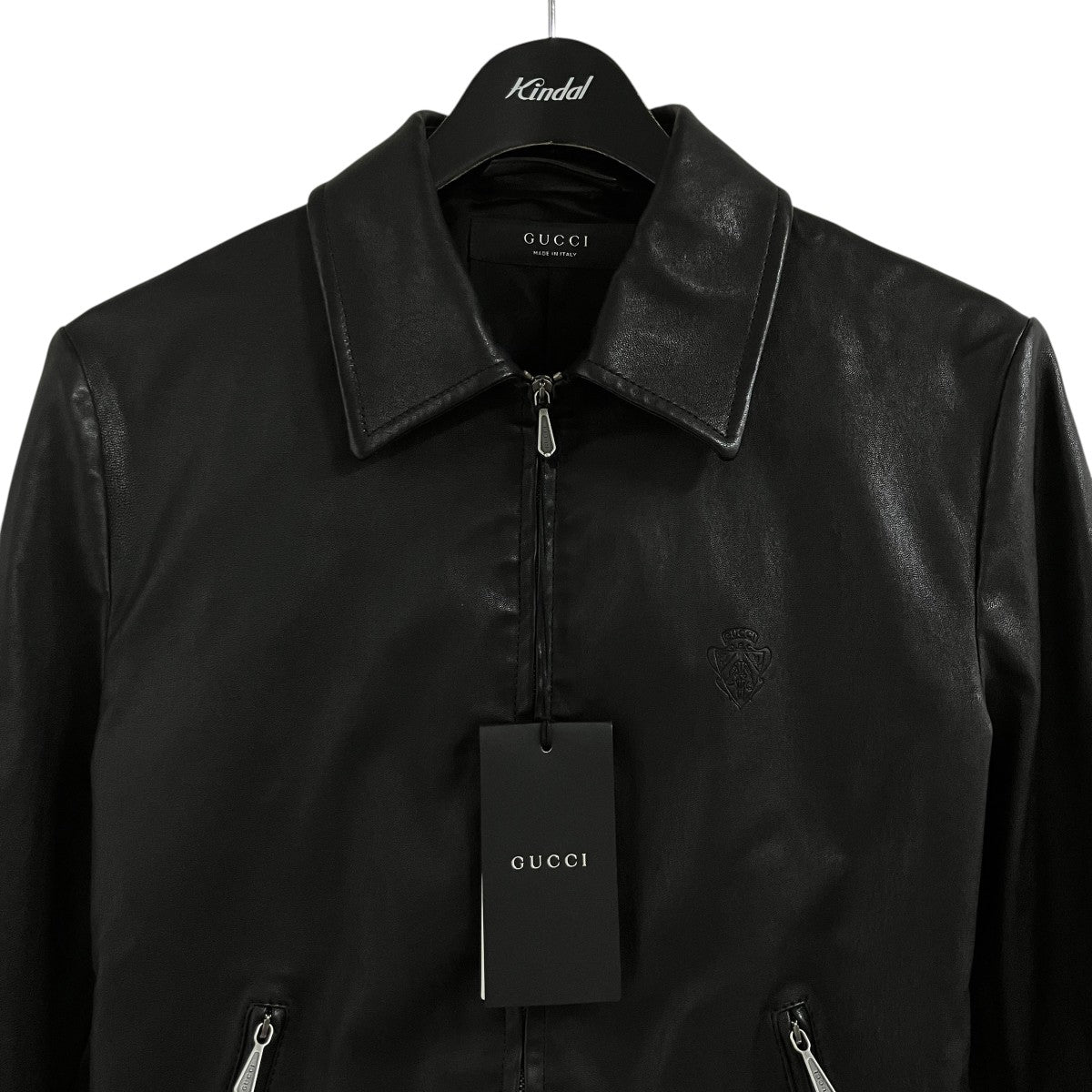 ウォッシュド ストレッチ ナッパレザー ジャケット