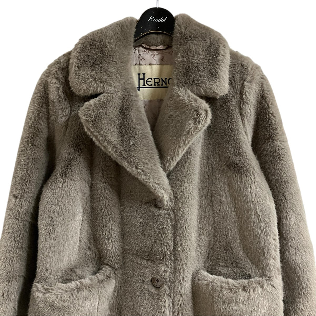 HERNO エコファーコート 古着・中古-2枚目のアイテム画像