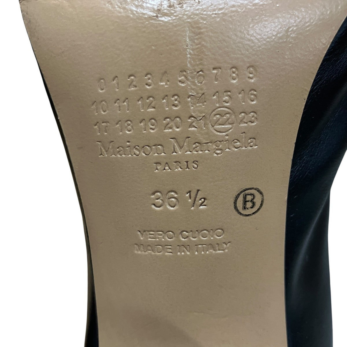 Maison Margiela22 Bスタンプ有足袋 TABIブーツ 古着・中古-9枚目のアイテム画像