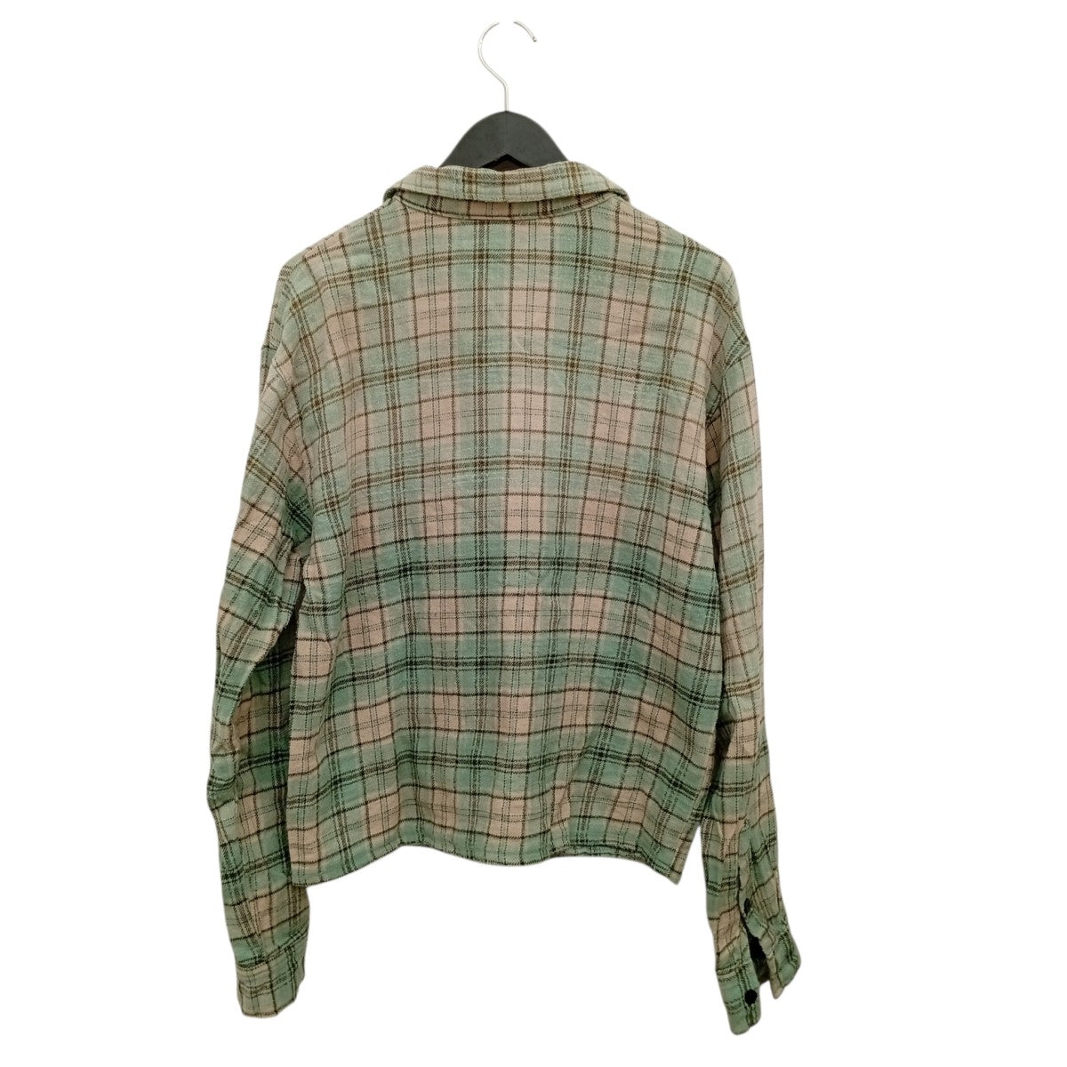 ダメージ加工ラインストーンフランネルシャツLITTLE GEMS FLANNEL SHIRT