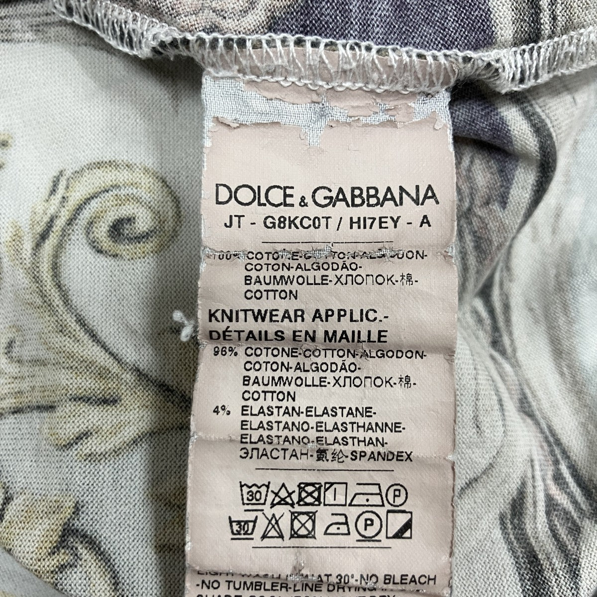 DOLCE ＆ GABBANA グラフィックTシャツ 古着・中古-6枚目のアイテム画像