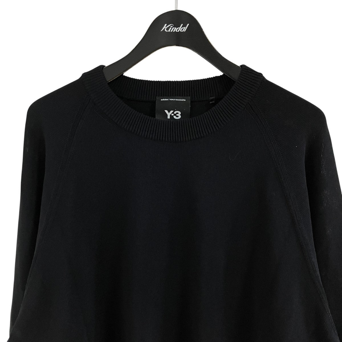 Y-3 フリンジクルーネックニット 古着・中古-2枚目のアイテム画像