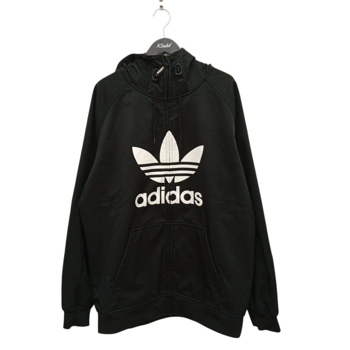 adidas ロゴフーデッドジャケットCY8124 古着・中古-1枚目のアイテム画像