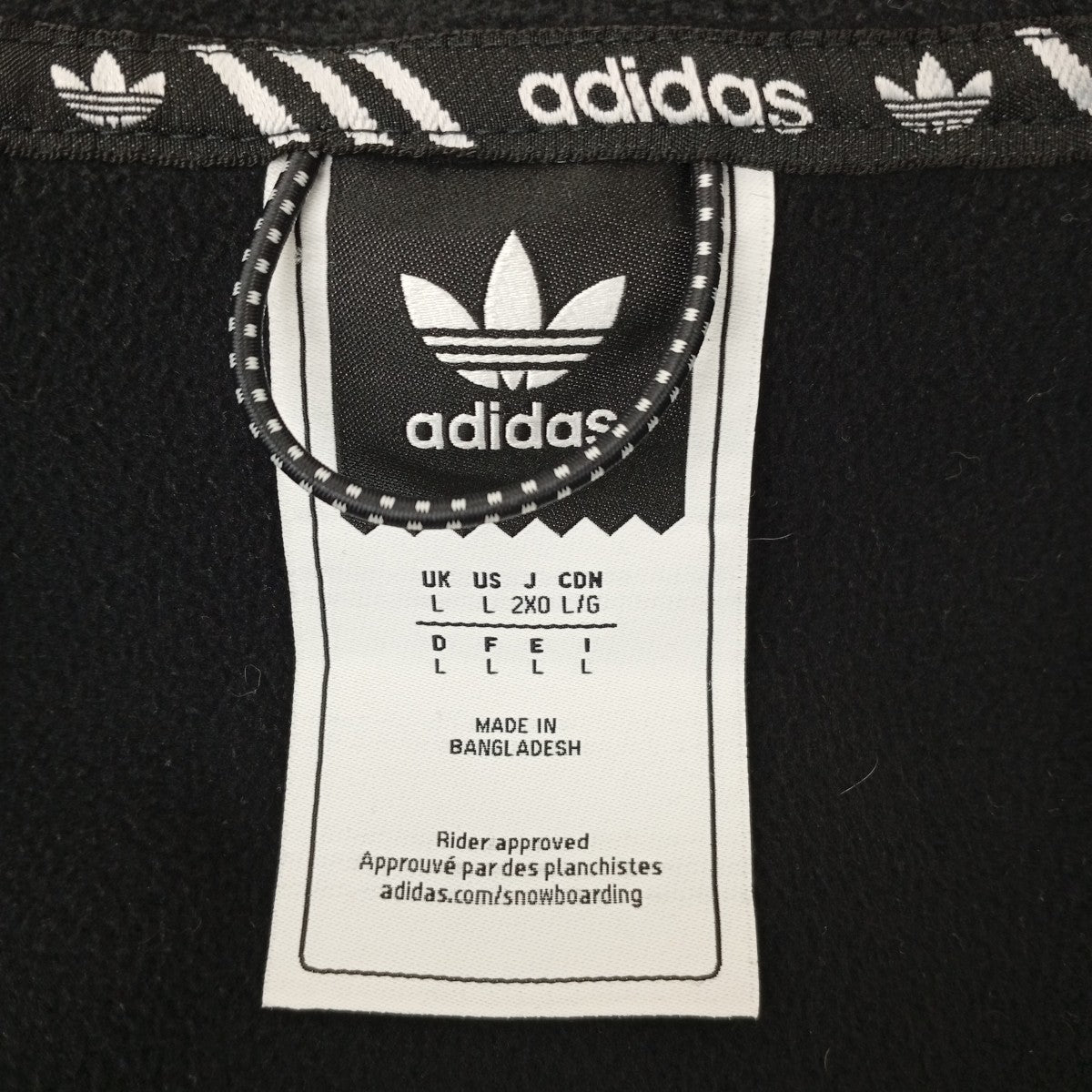 adidas ロゴフーデッドジャケットCY8124 古着・中古-3枚目のアイテム画像