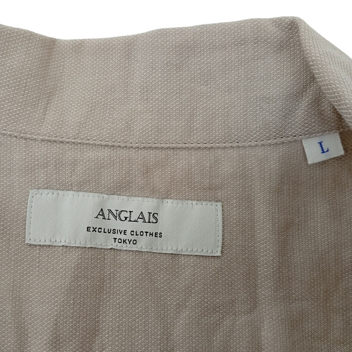 ANGLAIS ハーフスリーブリネンシャツM501031 古着・中古-3枚目のアイテム画像