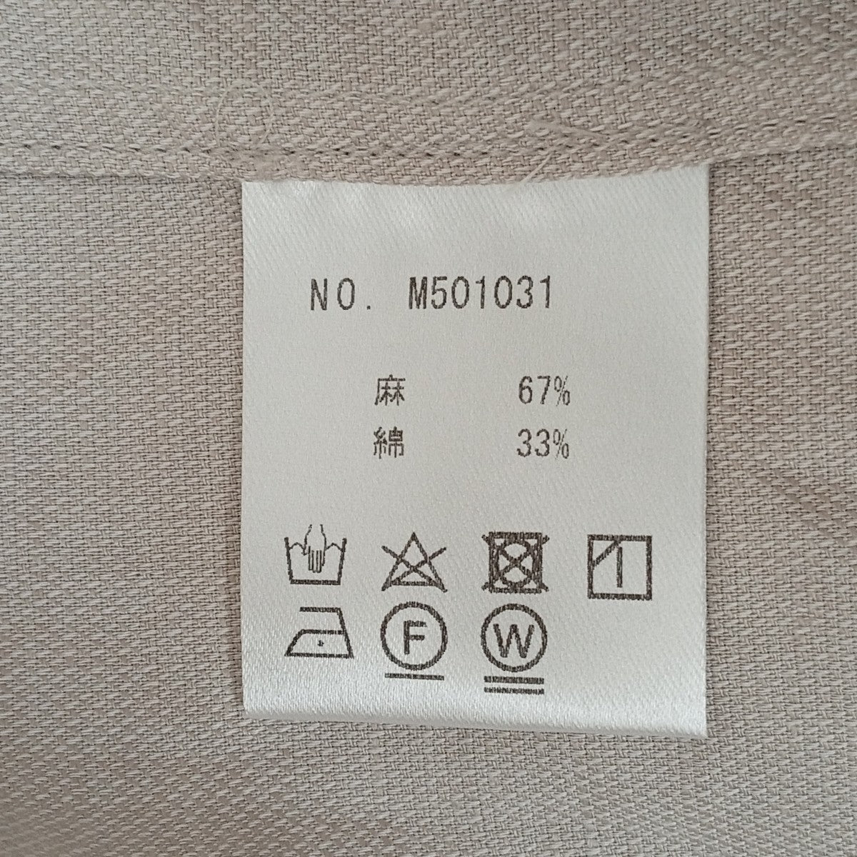 ANGLAIS ハーフスリーブリネンシャツM501031 古着・中古-4枚目のアイテム画像