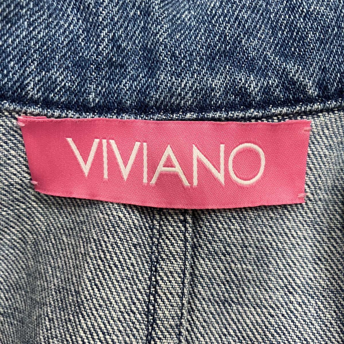 VIVIANO デニム セーラーオールインワン ジャンプスーツ 古着・中古-5枚目のアイテム画像