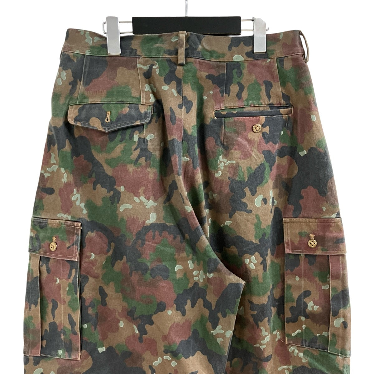 LES SIX カモ柄カーゴハーフパンツ 古着・中古-4枚目のアイテム画像