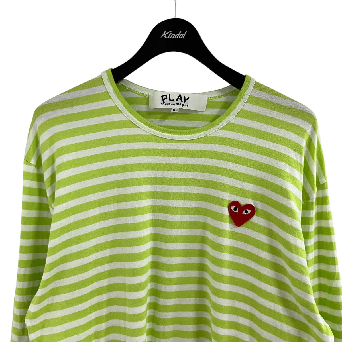 PLAY COMME des GARCONS ボーダーカットソー 古着・中古-2枚目のアイテム画像