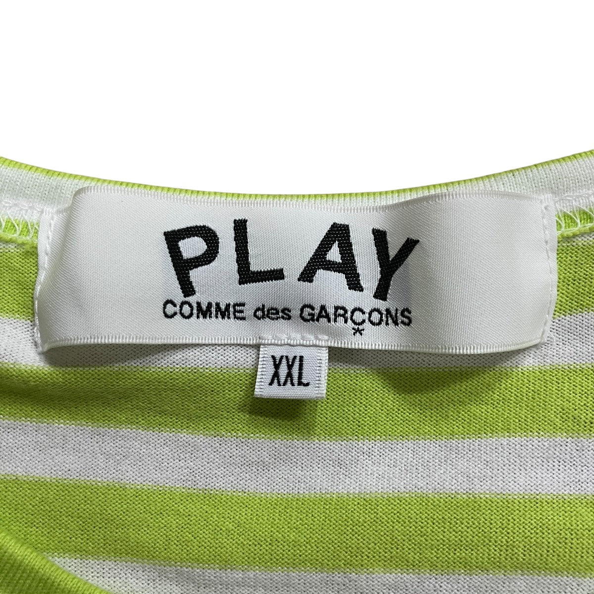 PLAY COMME des GARCONS ボーダーカットソー 古着・中古-5枚目のアイテム画像