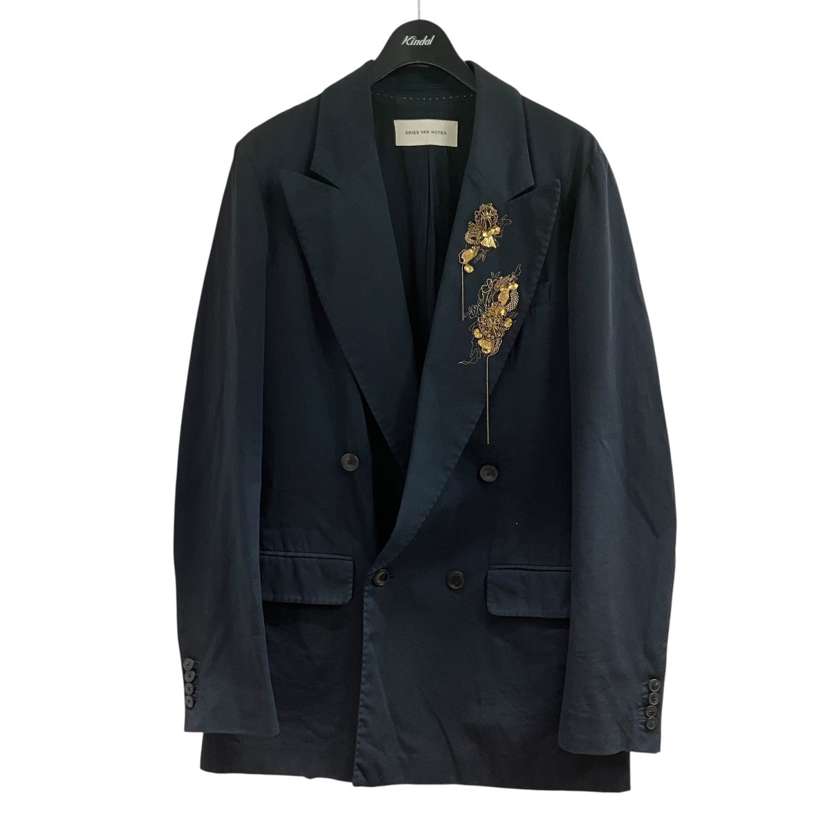 DRIES VAN NOTEN ビジューテーラードジャケット 古着・中古-1枚目のアイテム画像