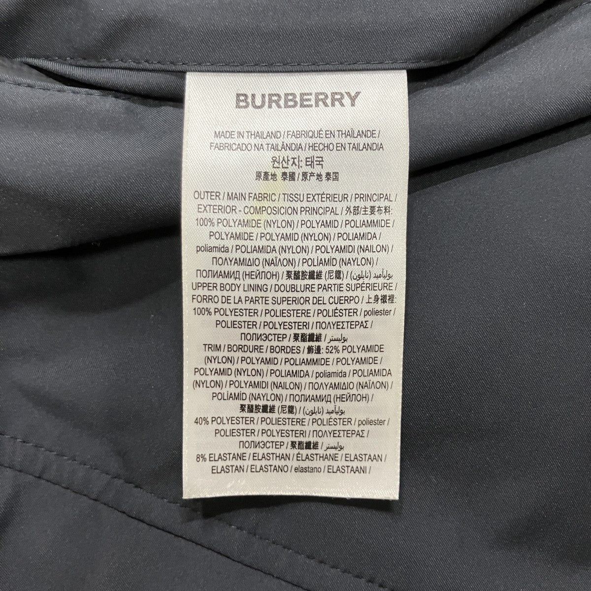 BURBERRY ティッシ期 脇メッシュナイロンマウンテンパーカー 古着・中古-7枚目のアイテム画像