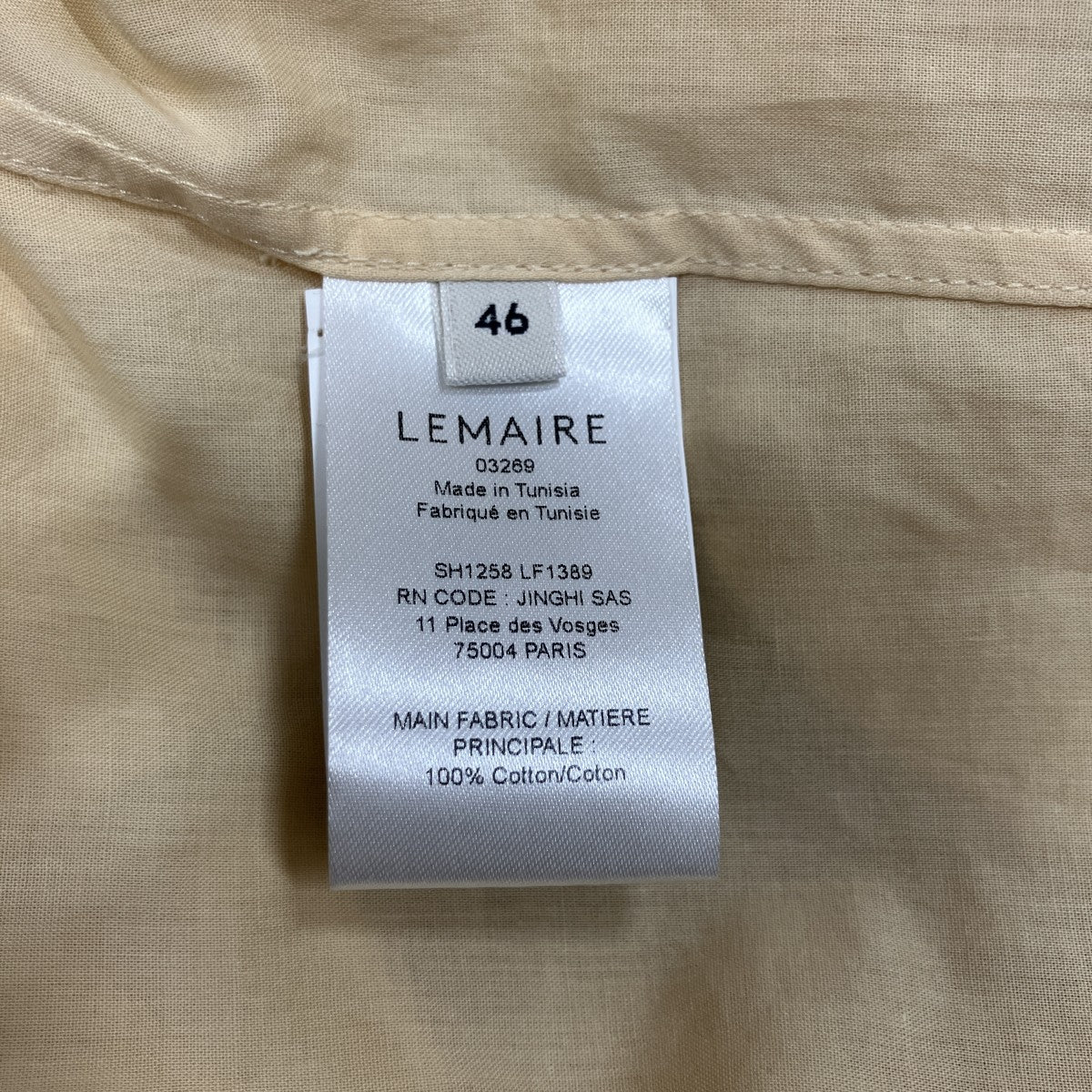 LEMAIRE 長袖シャツ 古着・中古-6枚目のアイテム画像