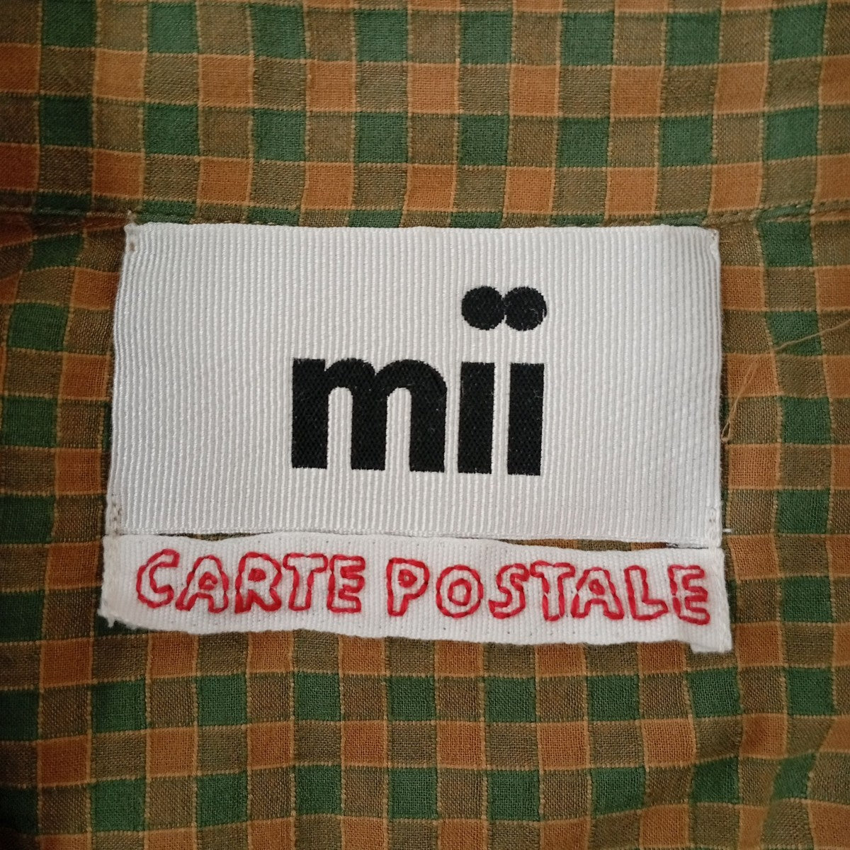 mii チェック半袖シャツ 古着・中古-3枚目のアイテム画像