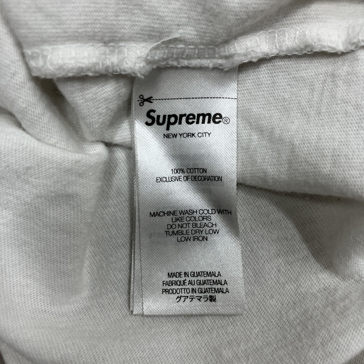 Supreme 刺繍ロゴTシャツ 古着・中古-6枚目のアイテム画像