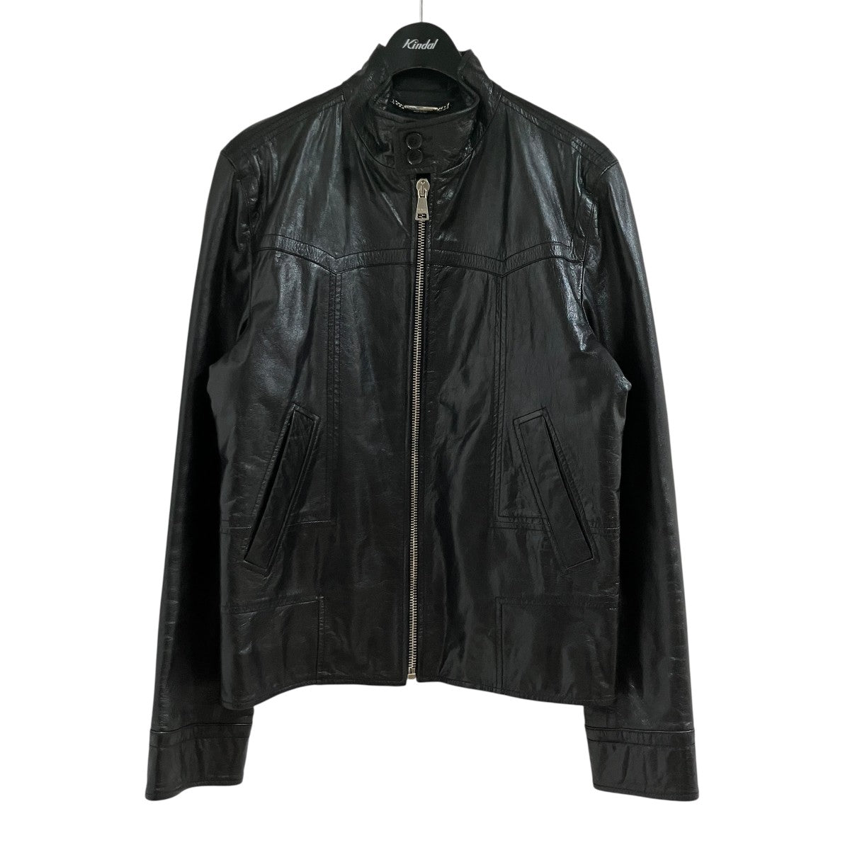 DOLCE ＆ GABBANA ゴートスキンライダース レザージャケット 古着・中古-1枚目のアイテム画像