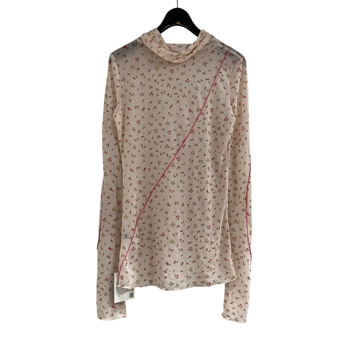 花柄シアーカットソー