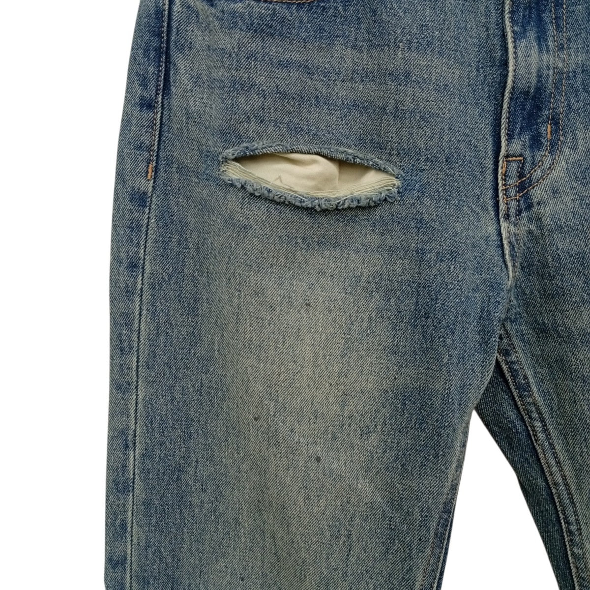 ダメージ加工デニムパンツ5614-1-990152
