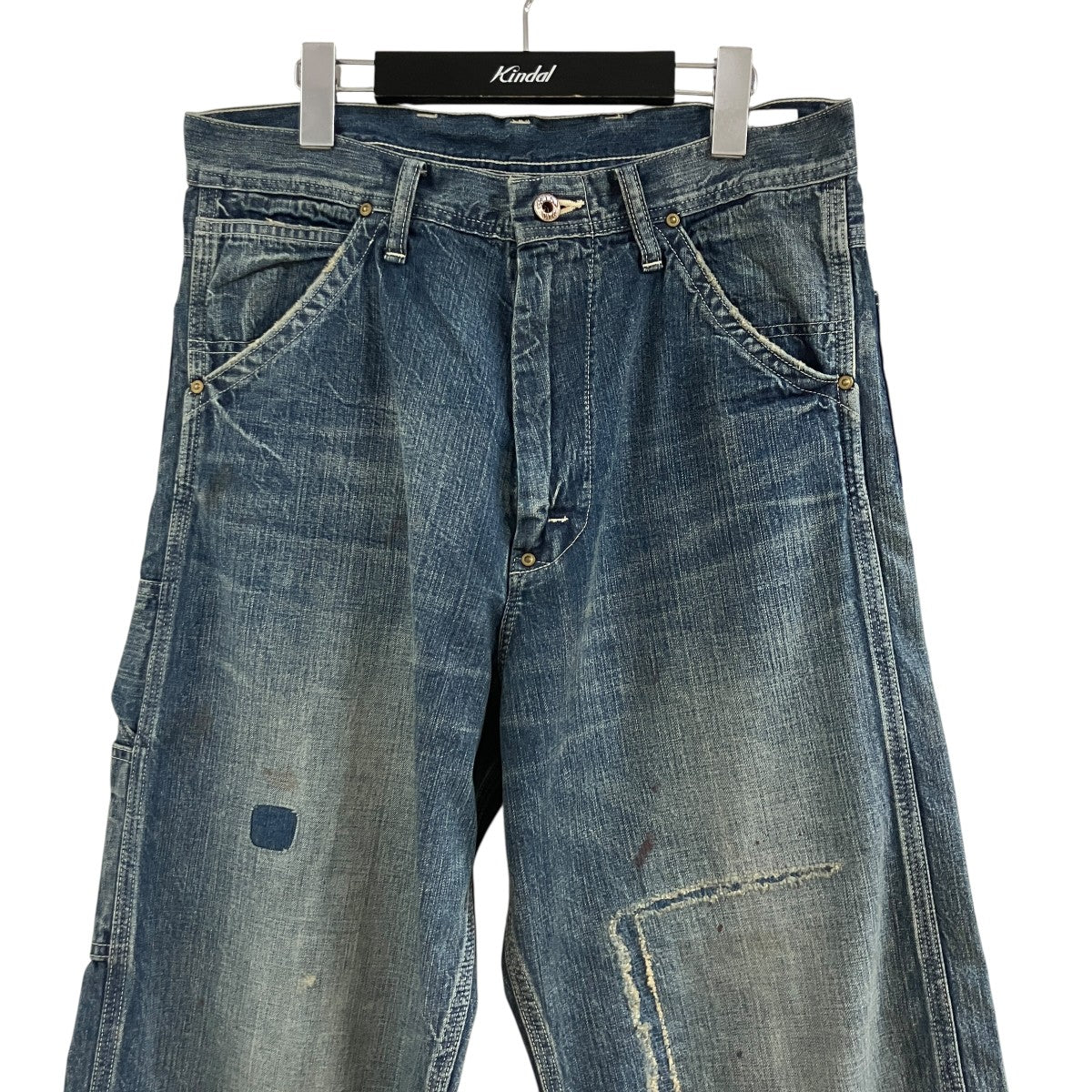 ダメージ加工デニムパンツ