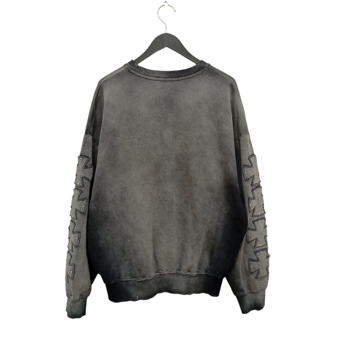 SPRAY PIGMENT SWEAT CREWNECKフェード加工スウェット25A-CSL090-DS