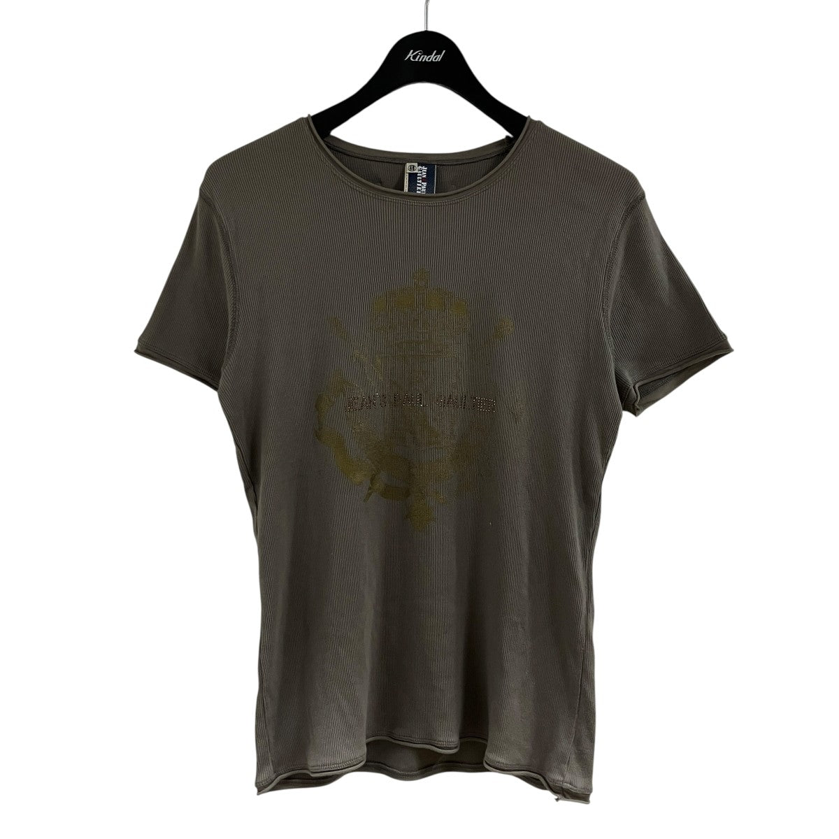 ラメストーンニットTシャツ