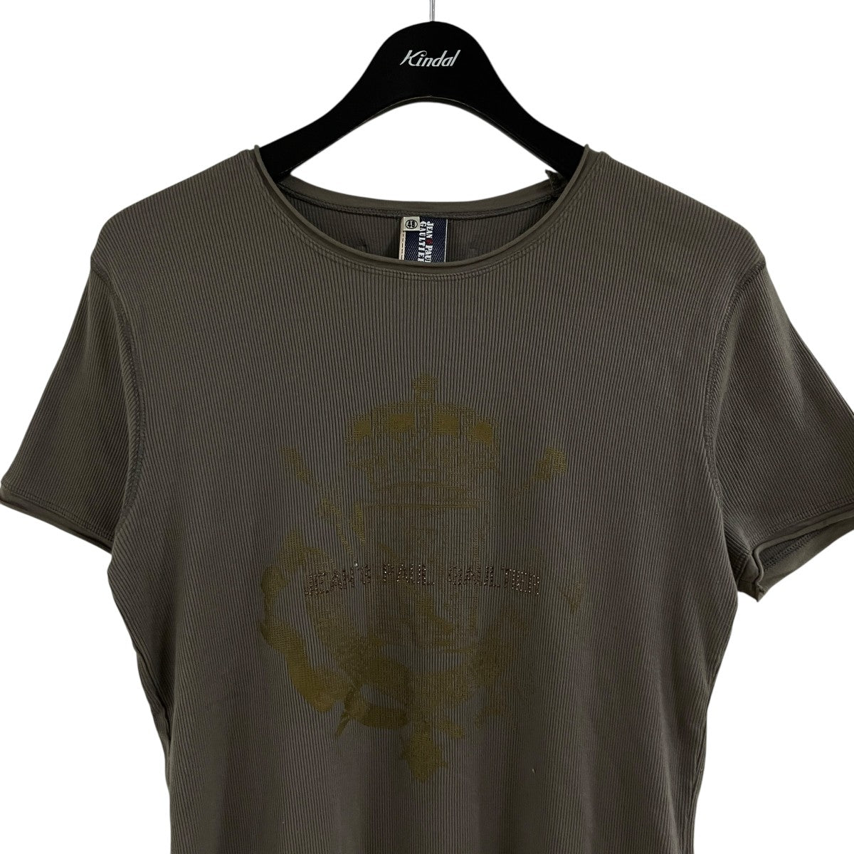 ラメストーンニットTシャツ