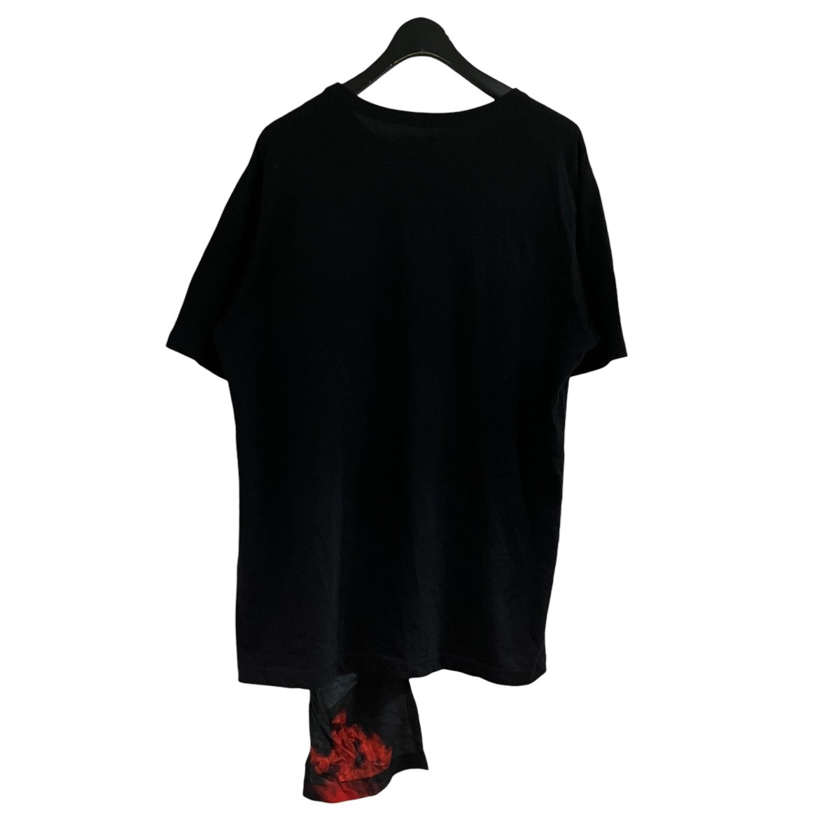 フレイムパターンアシンメトリーTシャツ