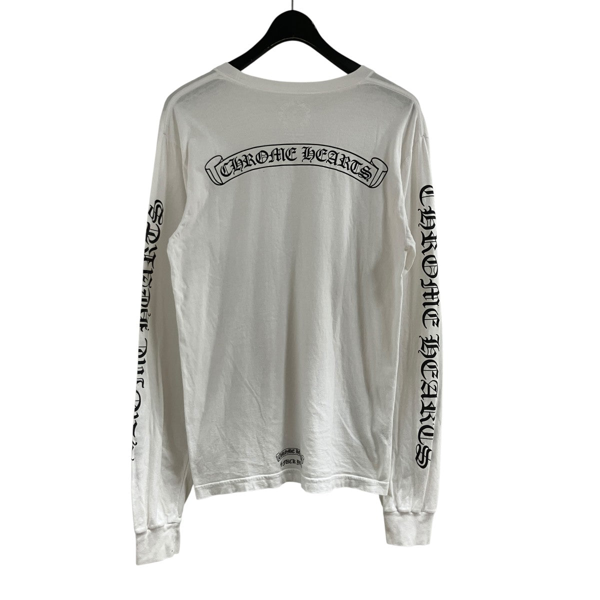 スクロールラベル袖ロゴロングスリーブTシャツ