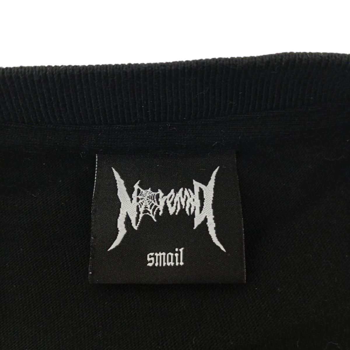 ラインストーンクルーネックTシャツ