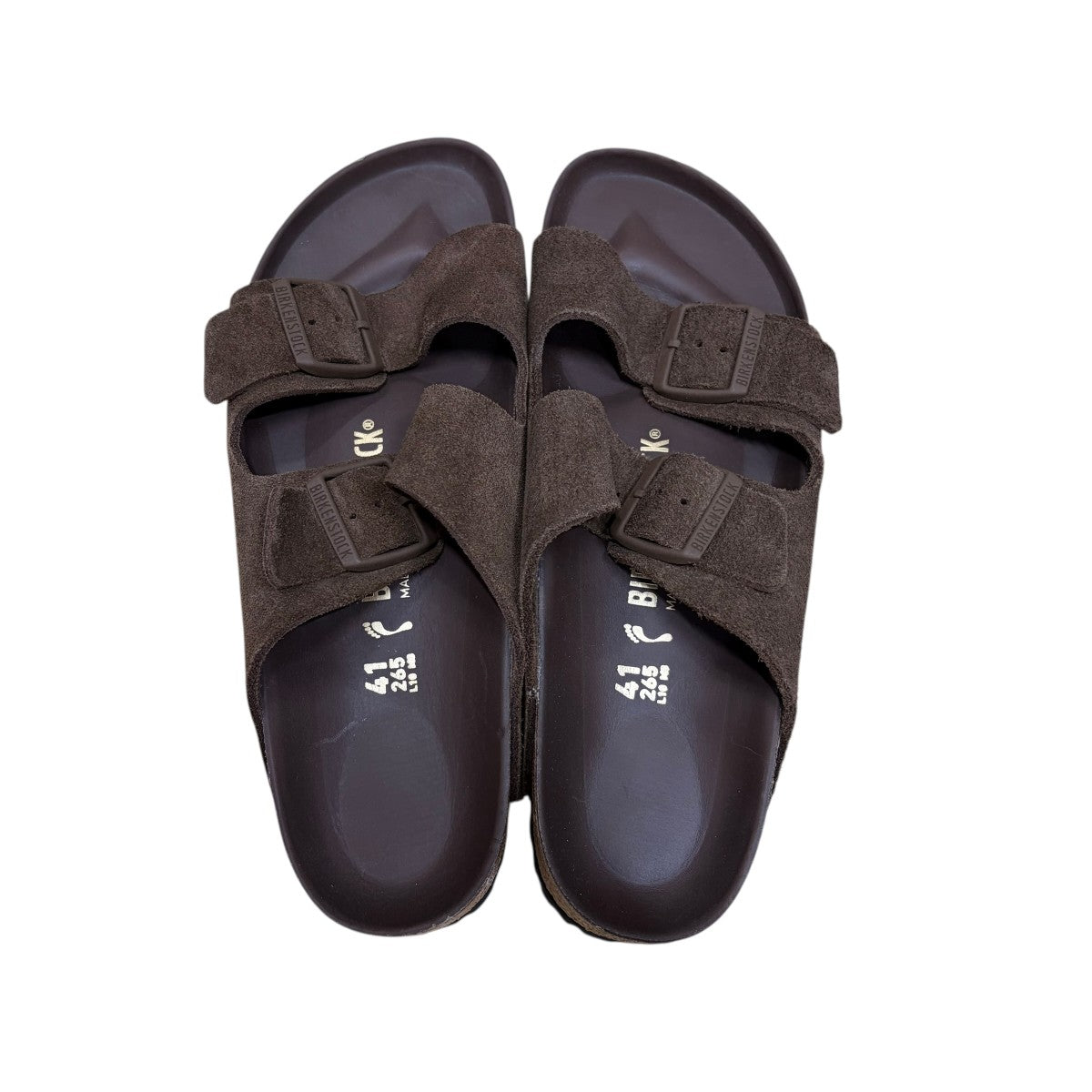 BIRKENSTOCK スウェードスライドサンダル 古着・中古-6枚目のアイテム画像
