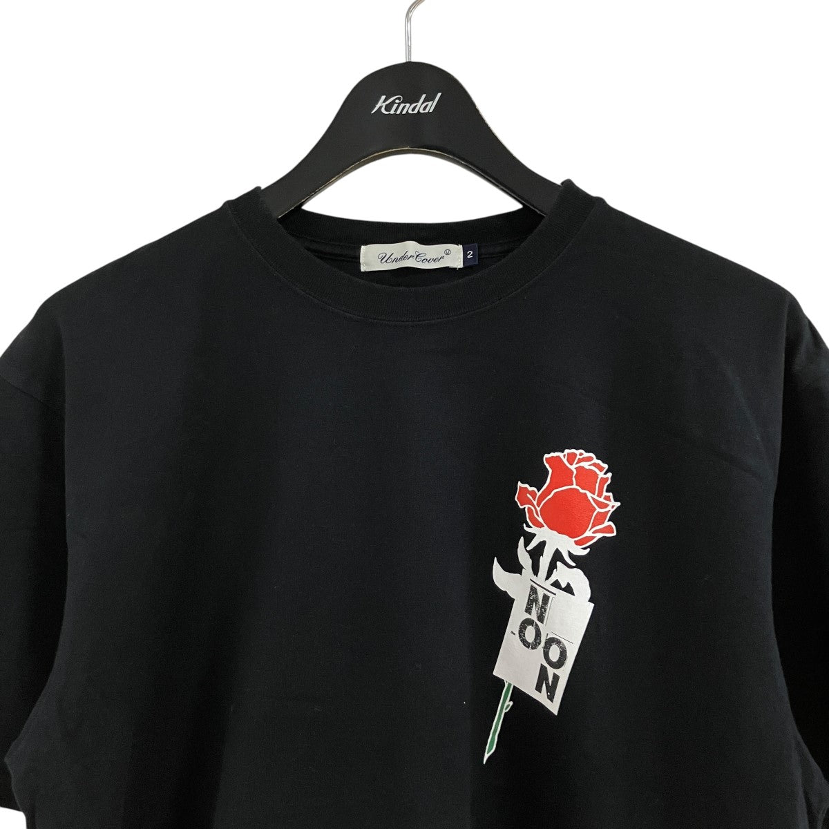 ローズプリントTシャツ