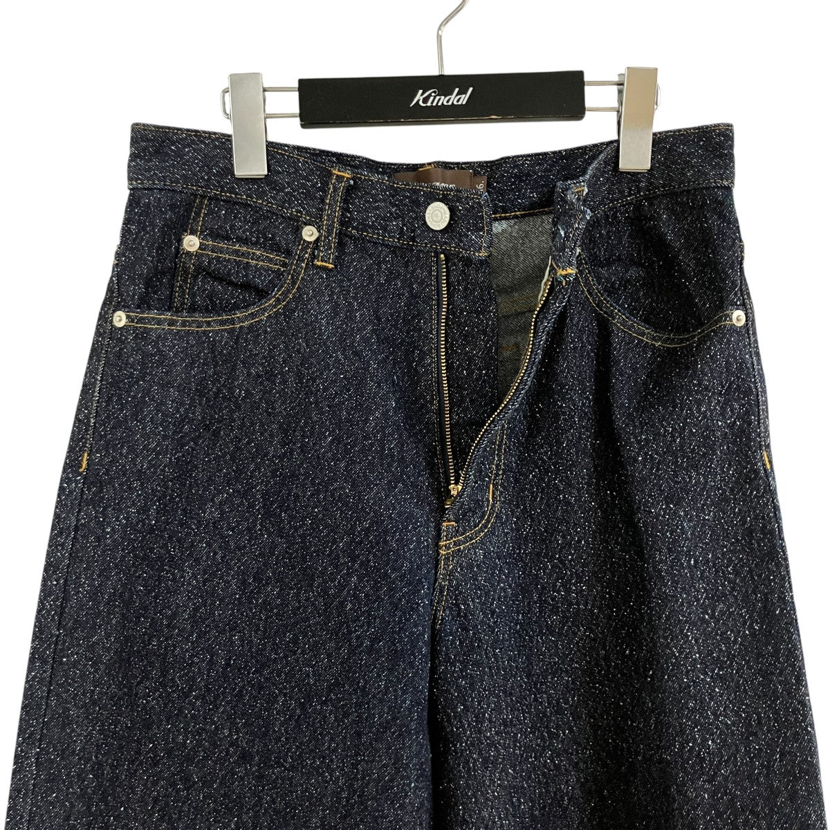 メランジネップデニムパンツ
