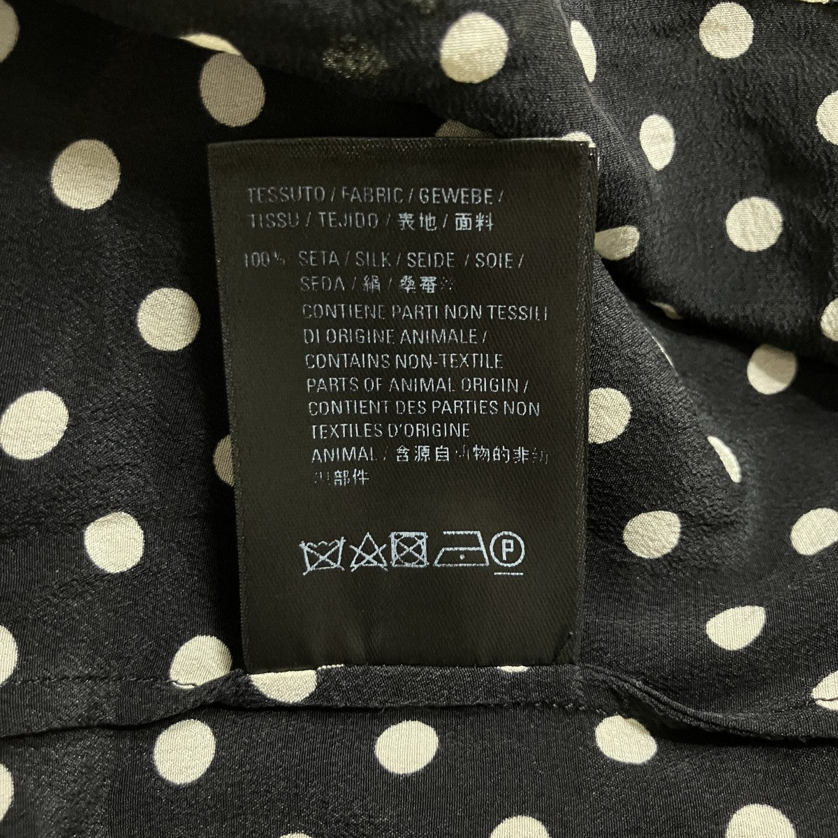 BALENCIAGA ノースリーブシルクドットシャツ 古着・中古-7枚目のアイテム画像