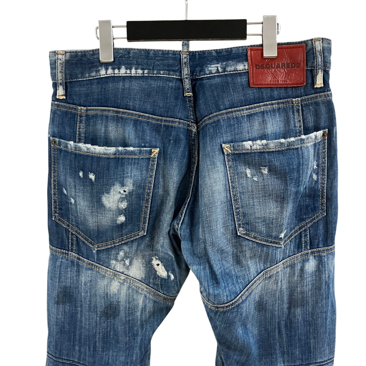 ペイント加工デニムパンツ