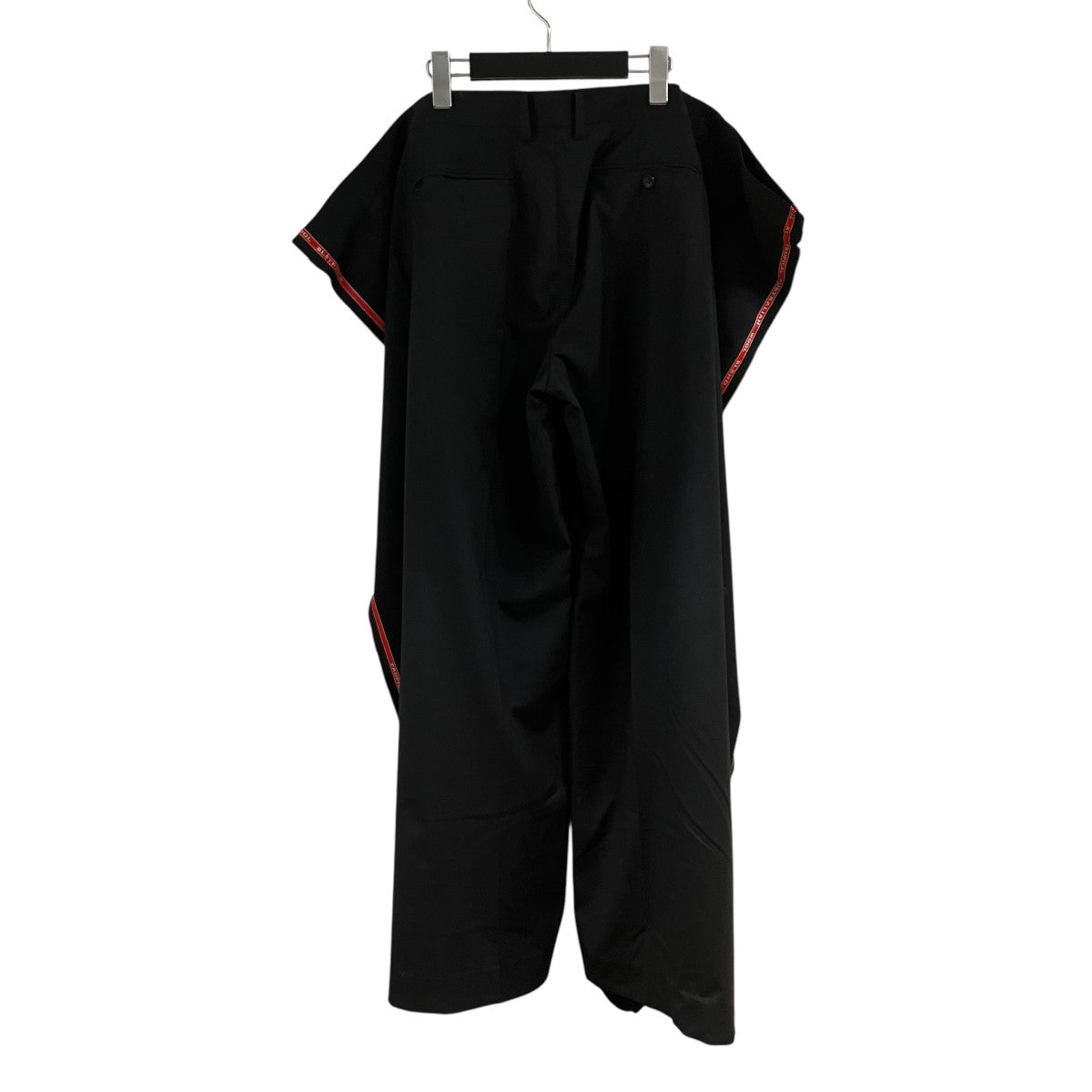 JUNYA WATANABE エステルウールトロ サイドペプラムパンツ 古着・中古-4枚目のアイテム画像