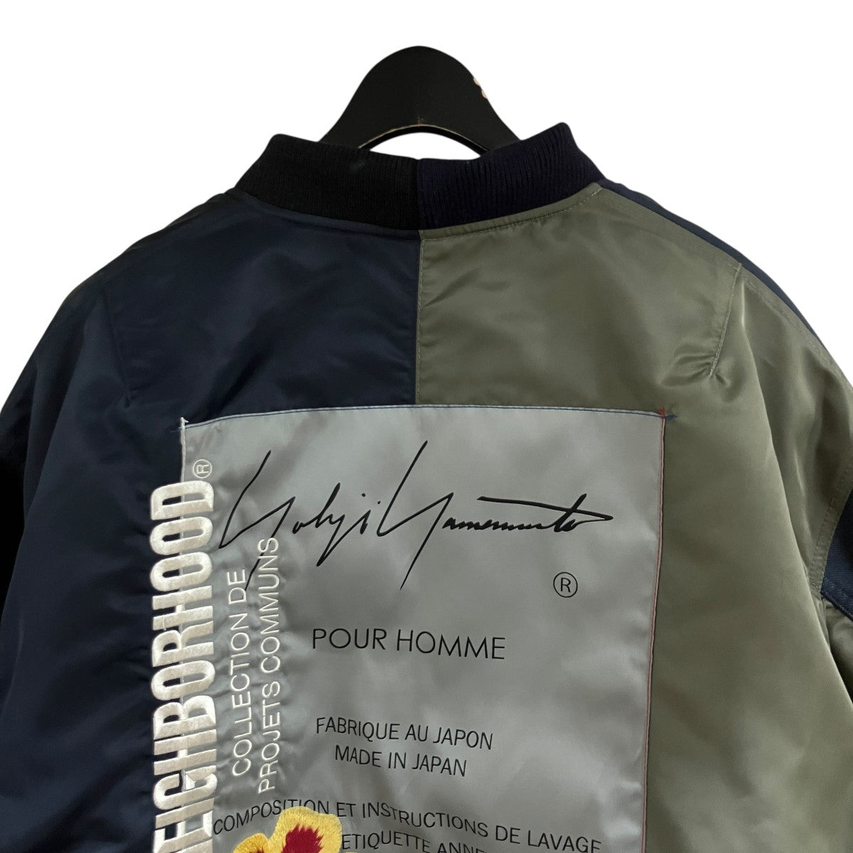 Yohji Yamamoto pour homme×NEIGHBORHOOD MA-1ジャケット 古着・中古-4枚目のアイテム画像