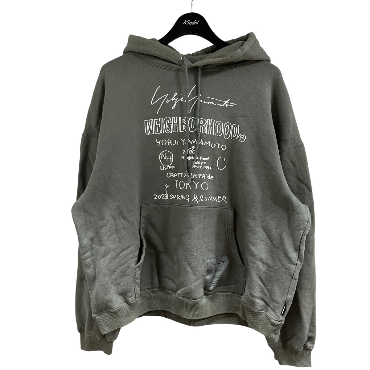 Yohji Yamamoto pour homme×NEIGHBORHOOD プルオーバーパーカー 古着・中古-1枚目のアイテム画像