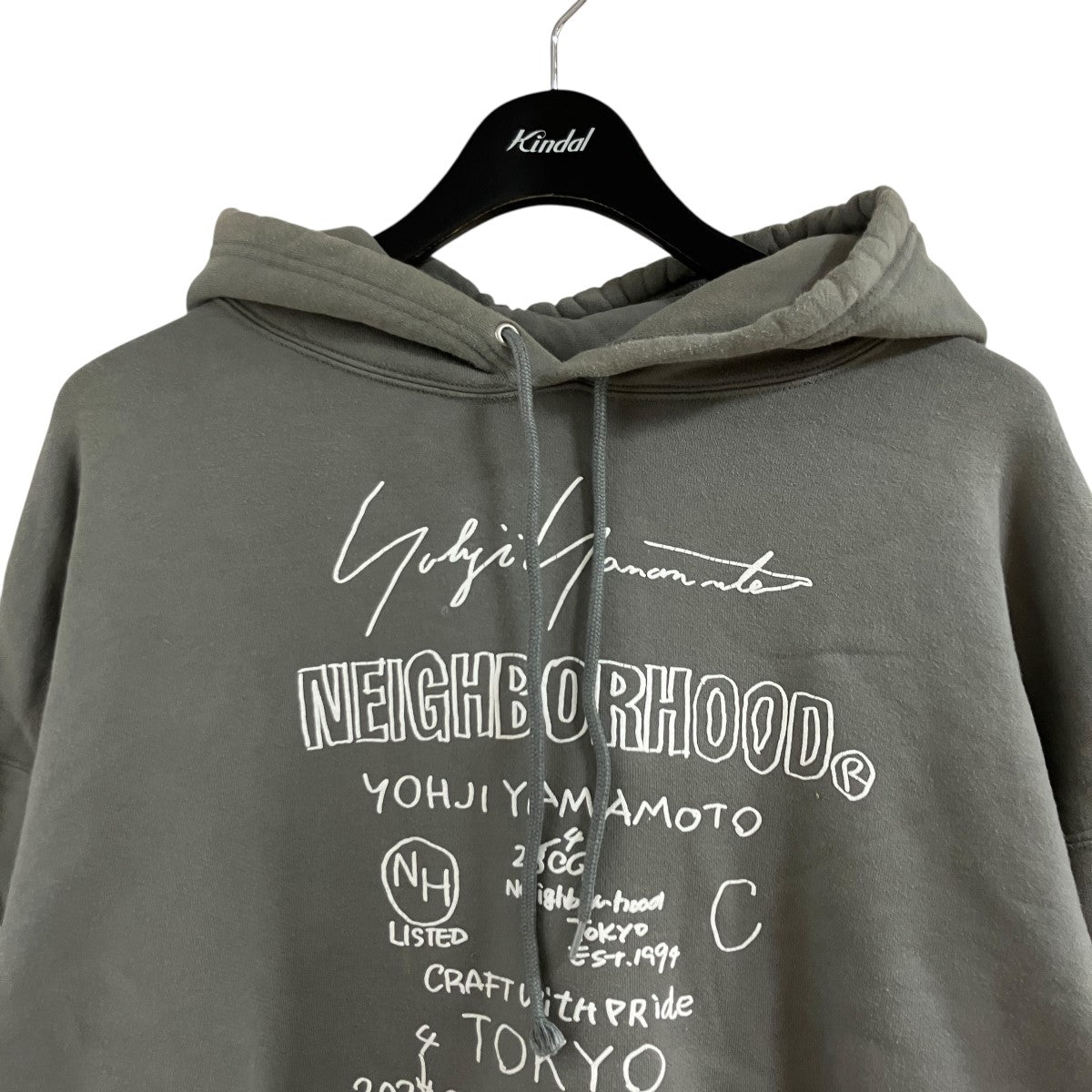 Yohji Yamamoto pour homme×NEIGHBORHOOD プルオーバーパーカー 古着・中古-2枚目のアイテム画像